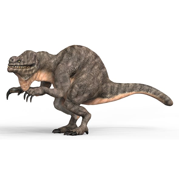 Monster Creature With PBR Textures - 3DOcean Item for Sale