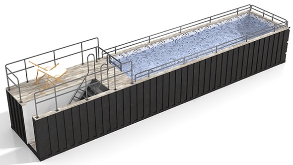 Container Swimming Pool - 3DOcean Item for Sale