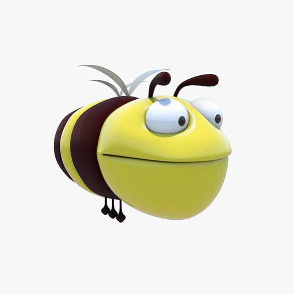 Cartoon Bee - 3DOcean Item for Sale