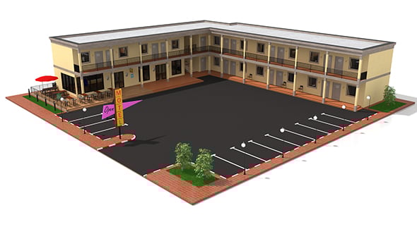 Motel - 3DOcean Item for Sale