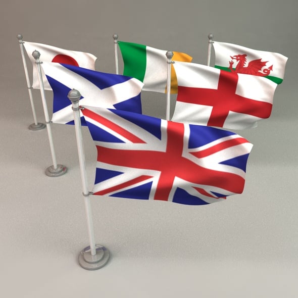 World Flags - 3DOcean Item for Sale