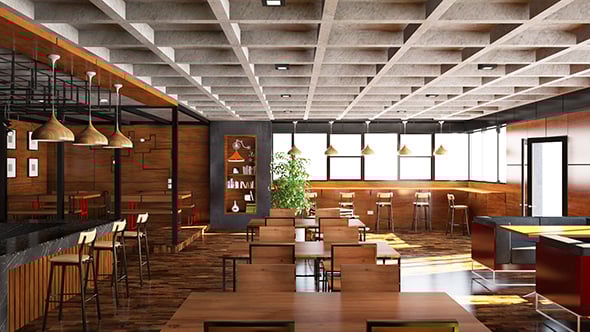 Coffee Shop - 3DOcean Item for Sale