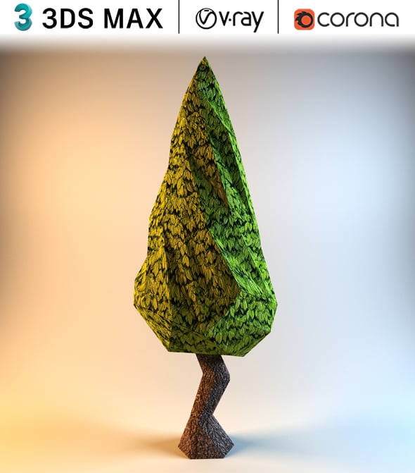Low Poly Tree - 3DOcean Item for Sale