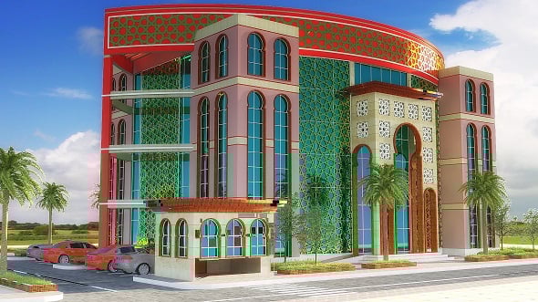 Oriental Building - 3DOcean Item for Sale