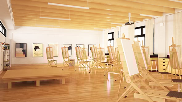 Painting Studio - 3DOcean Item for Sale