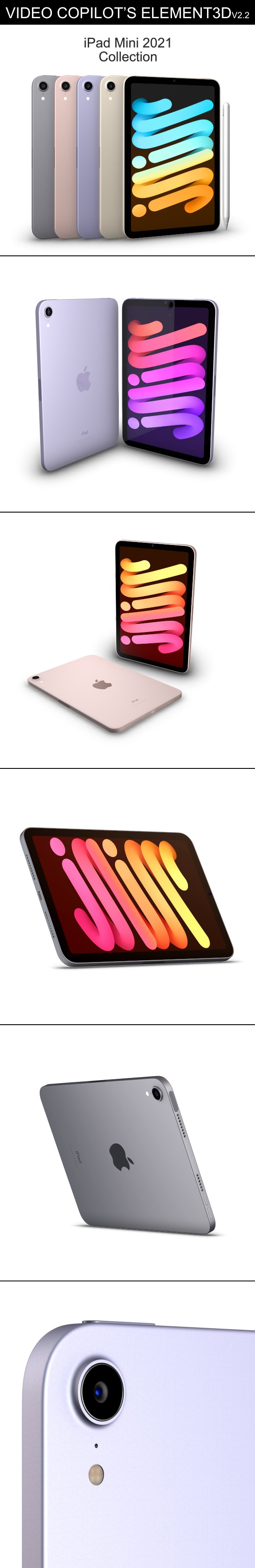 Element3D - iPad Mini 2021 - 3DOcean Item for Sale