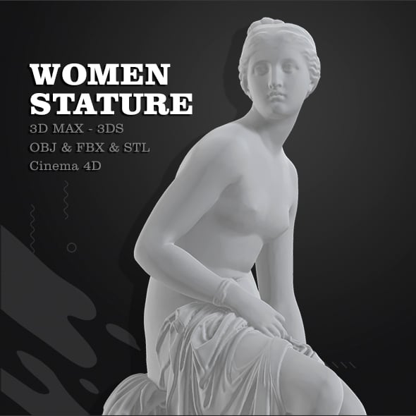 WOMAN STATUE - 3DOcean Item for Sale