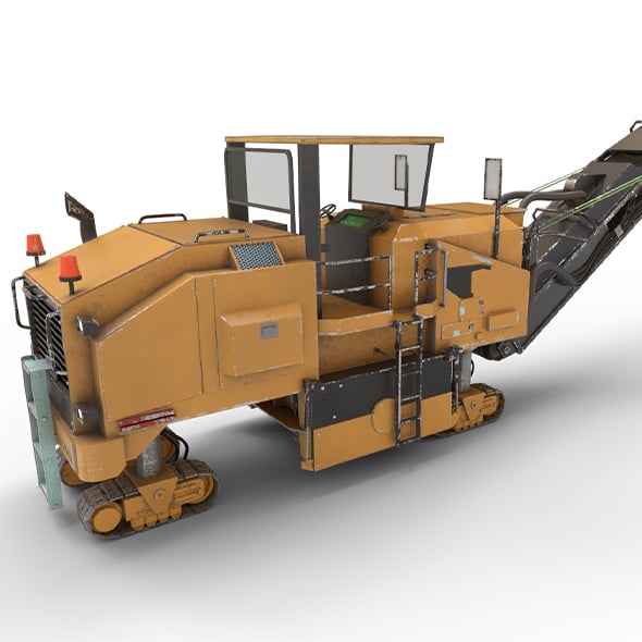 Cold Planers PM200 - 2.2 m 3d model - 3DOcean Item for Sale