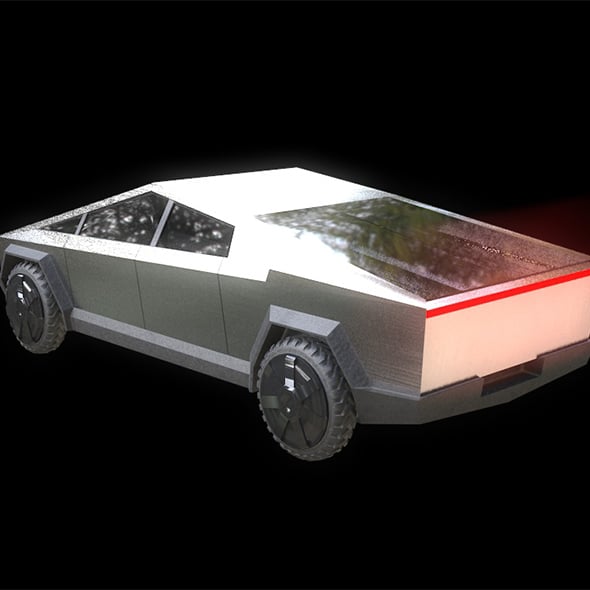 Cyber truck 3d model - 3DOcean Item for Sale