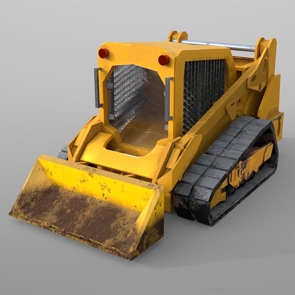 Compact track loader 3d model - 3DOcean Item for Sale