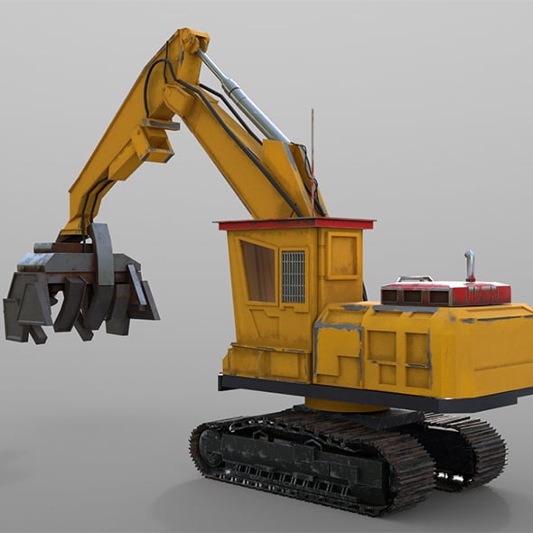 Forest machine 3d model - 3DOcean Item for Sale