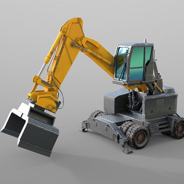 Material handler 3d model - 3DOcean Item for Sale