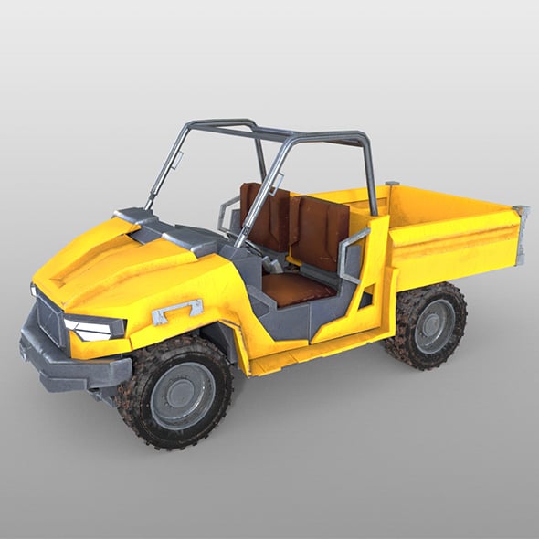 Utility vehicle 3d model - 3DOcean Item for Sale
