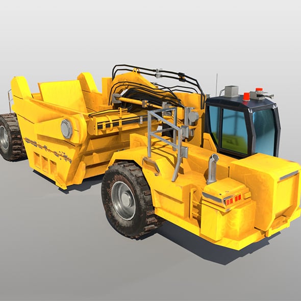 Wheel scraper 3d model - 3DOcean Item for Sale