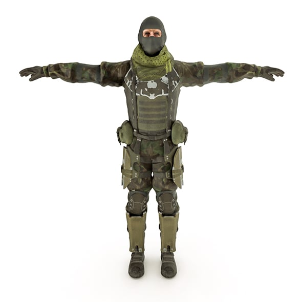 Special Force Soldier - 3DOcean Item for Sale