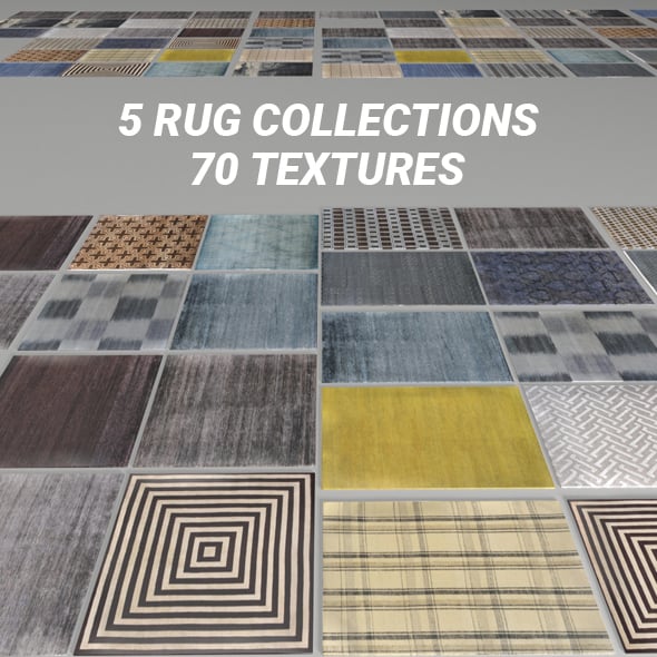 rug collections - 3DOcean Item for Sale