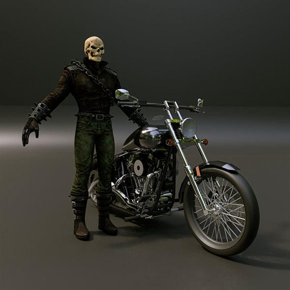 Ghost Rider - 3DOcean Item for Sale