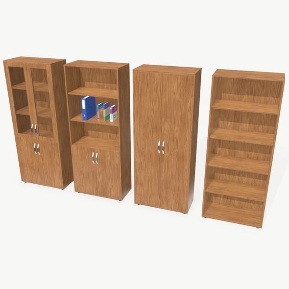 Bookcases - 3DOcean Item for Sale