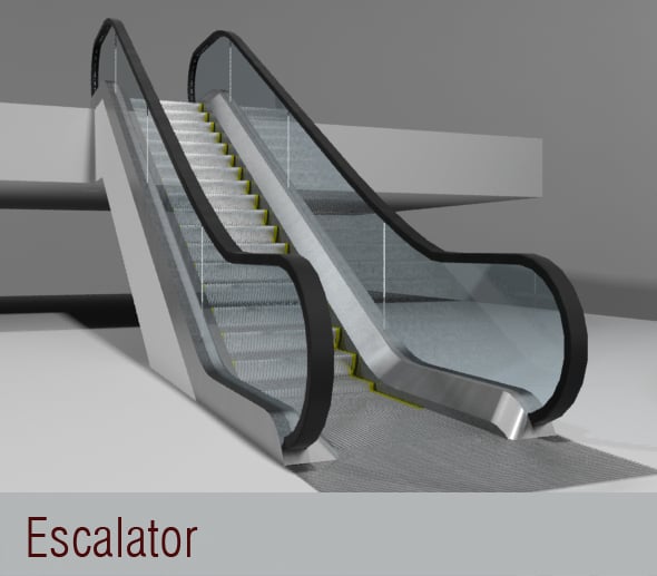 Escalator - 3DOcean Item for Sale