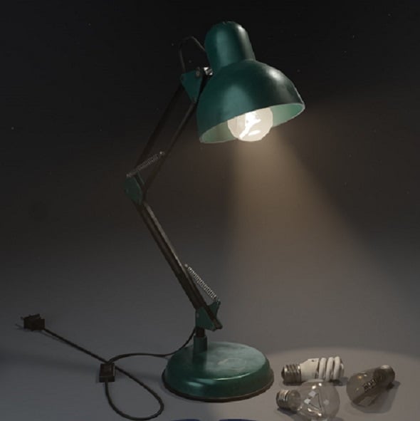 Table lamp - 3DOcean Item for Sale
