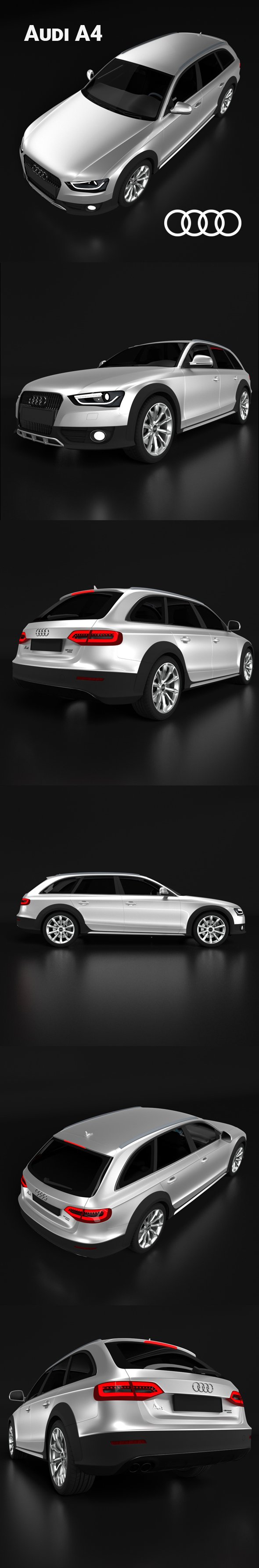 Audi A4 Allroad - 3DOcean Item for Sale