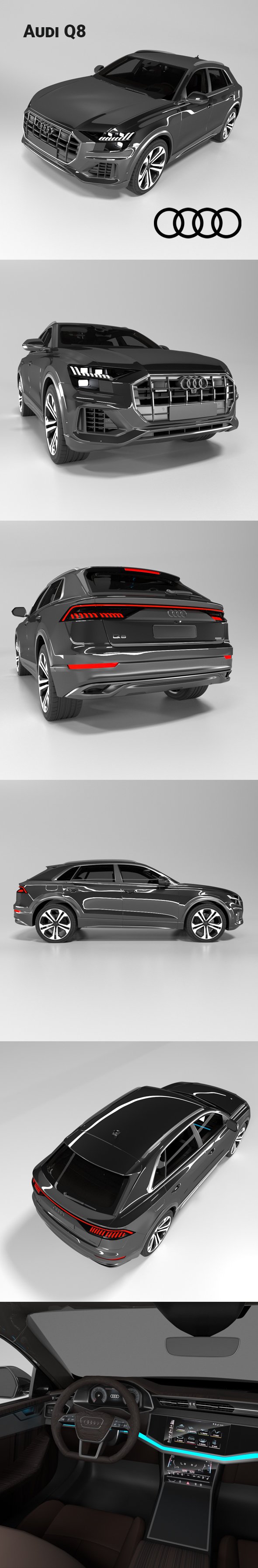 Audi Q8 - 3DOcean Item for Sale