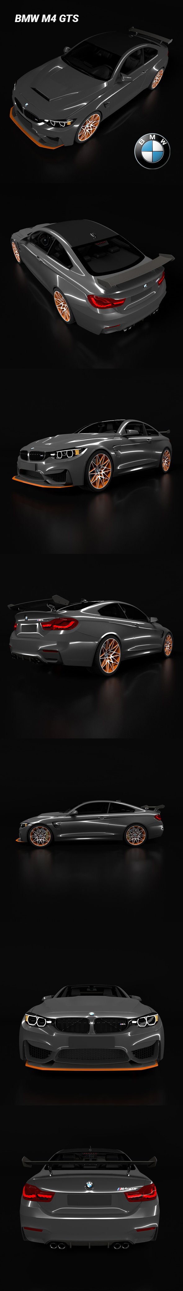 BMW M4 GTS - 3DOcean Item for Sale