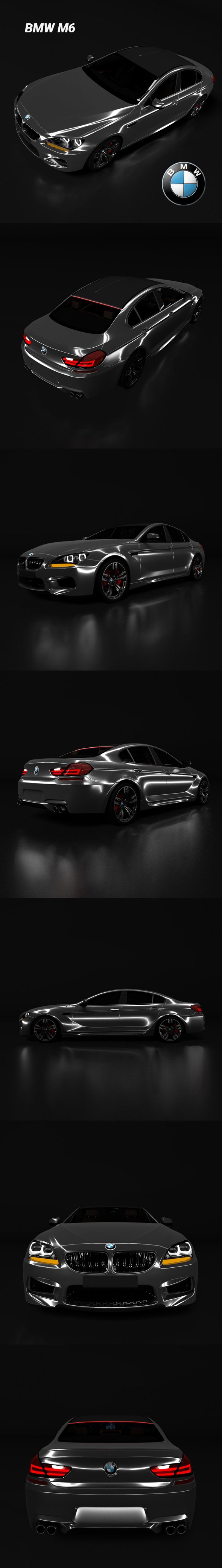 BMW M6 Gran Coupe - 3DOcean Item for Sale