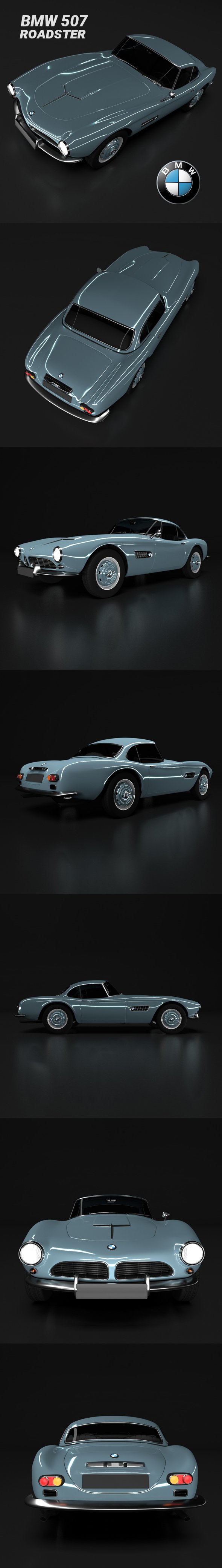 BMW 507 roadster 1956 — 1959 - 3DOcean Item for Sale