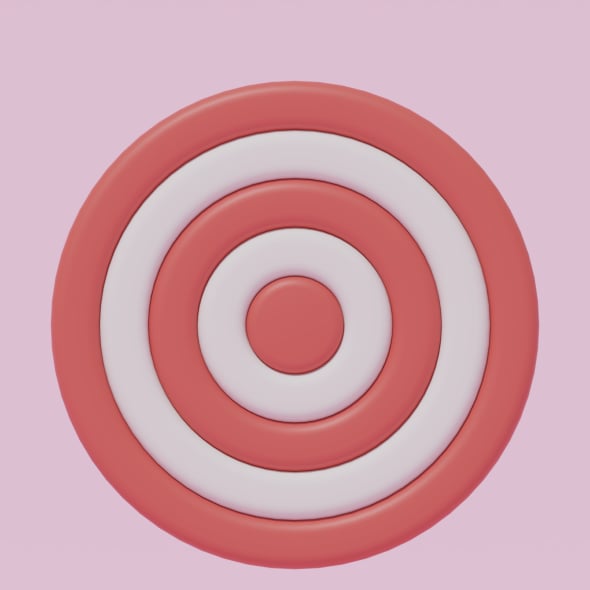 Cartoon Generic Target - 3DOcean Item for Sale