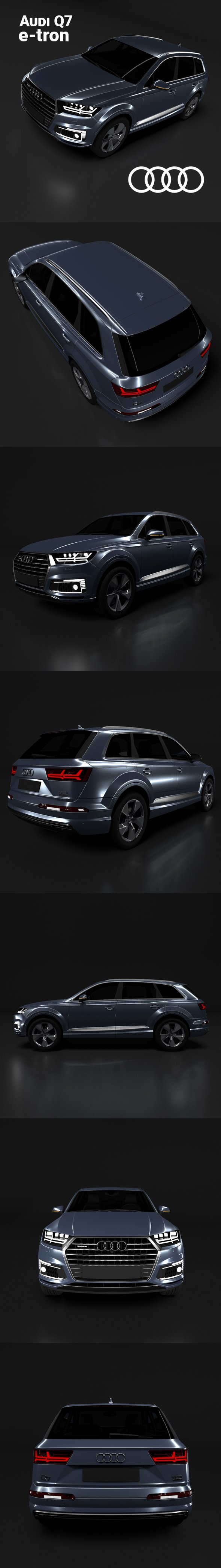 Audi Q7 e-tron quattro - 3DOcean Item for Sale