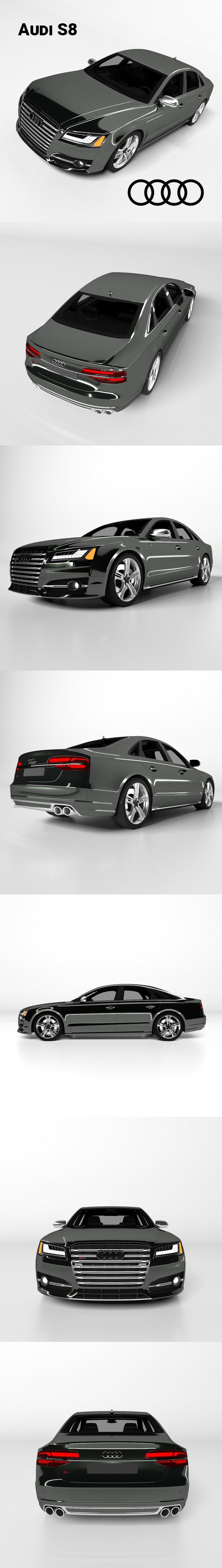 Audi S8 - 3DOcean Item for Sale