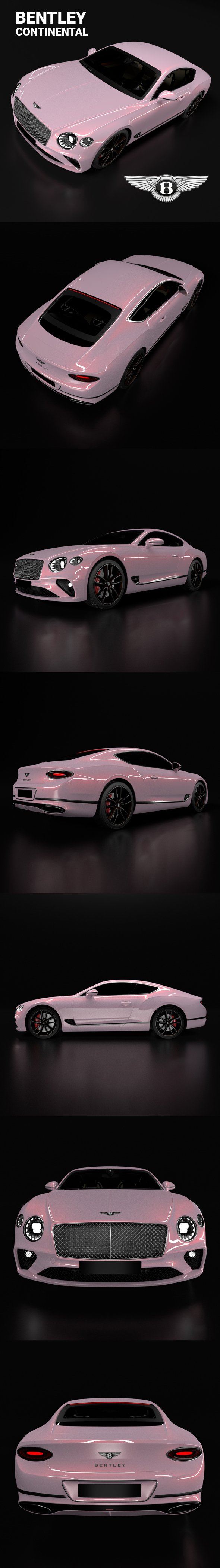 Bentley Continental GT - 3DOcean Item for Sale