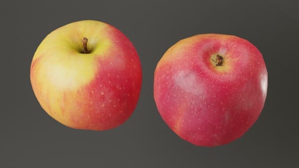 Red apple game ready - 3DOcean Item for Sale