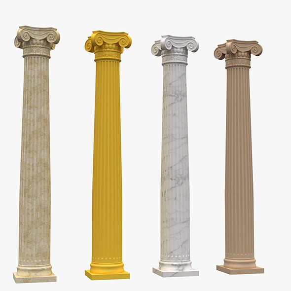 Corinthian Column 03 - 3DOcean Item for Sale