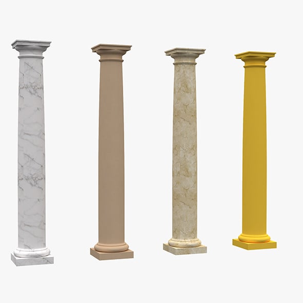 Corinthian Column 08 - 3DOcean Item for Sale