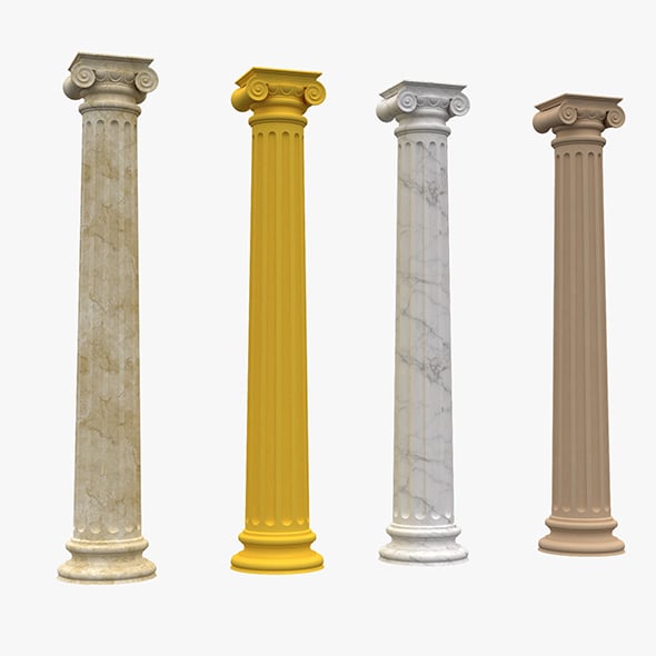 Corinthian Column 09 - 3DOcean Item for Sale