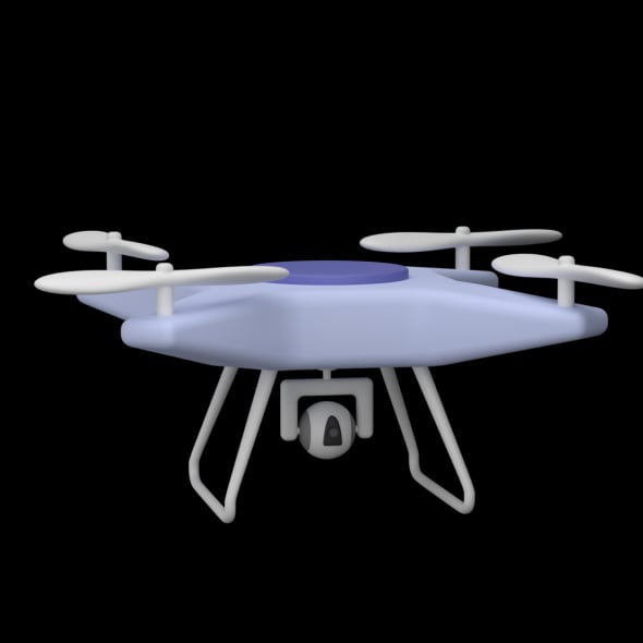 Cartoon Drone - 3DOcean Item for Sale