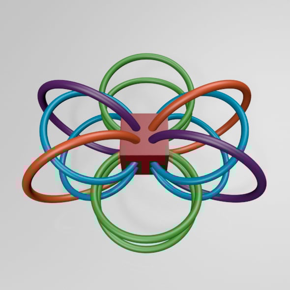 Rattle and Sensory Teether Toy 01 - 3DOcean Item for Sale