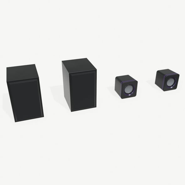 Computer Speakers - 3DOcean Item for Sale