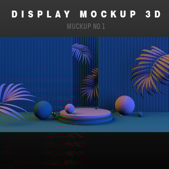 DISPLAY MOCKUP_NO 1 - 3DOcean Item for Sale