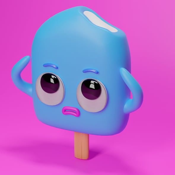 ICE CREAM character - 3DOcean Item for Sale