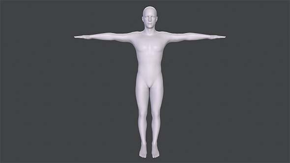 Male Base Mesh - 3DOcean Item for Sale