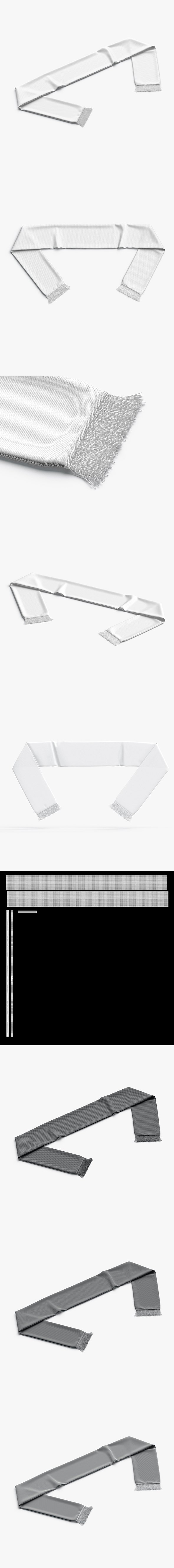 Soccer Scarf - 3DOcean Item for Sale