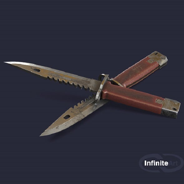 Bayonet knife - 3DOcean Item for Sale