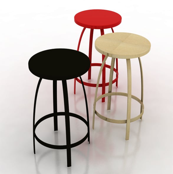 Bar Stool - 3DOcean Item for Sale