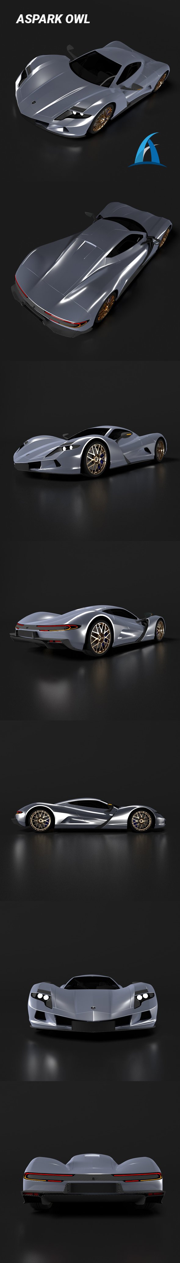 Aspark Owl electric sports car - 3DOcean Item for Sale