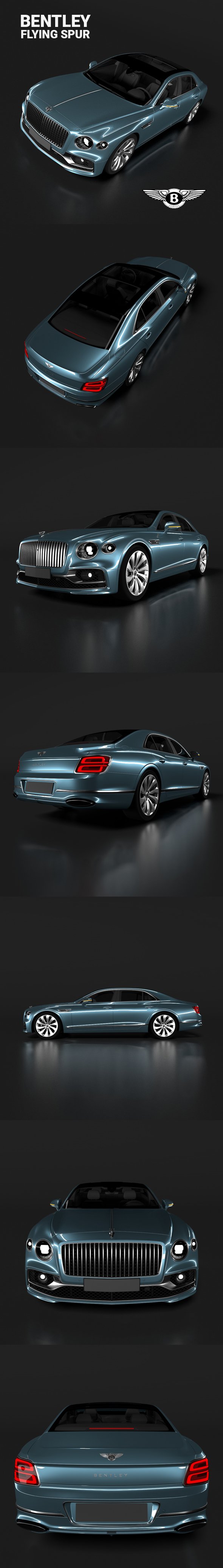 Bentley Flying Spur - 3DOcean Item for Sale