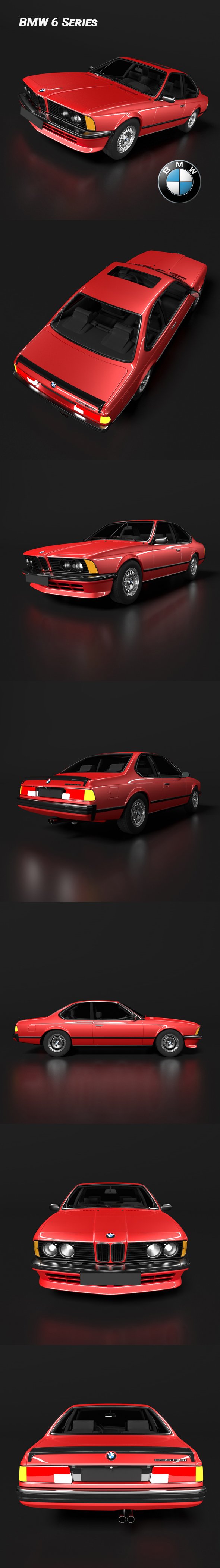 BMW 6 Series E24 - 3DOcean Item for Sale