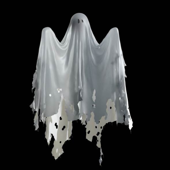 High Poly Ghost Model 2 - 3DOcean Item for Sale